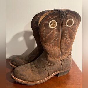 Ariat Brown & Copper Western Boot size 9